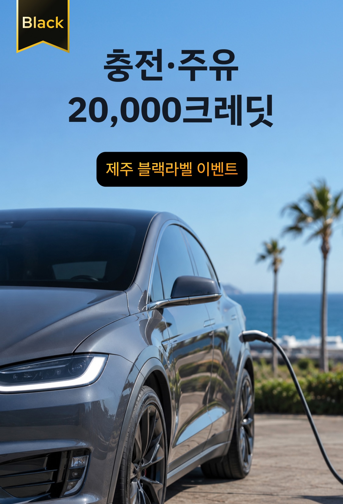 제주 블랙라벨 충전·주유 20,000 크레딧